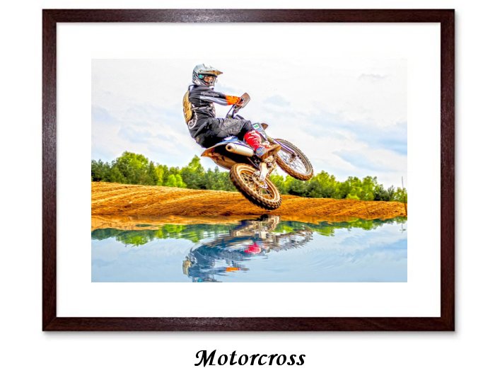 Motorcross Framed Prints